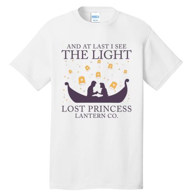 And At Last I See The Light Retro Rapunzel Lost Princess Tall T-Shirt