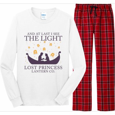 And At Last I See The Light Retro Rapunzel Lost Princess Long Sleeve Pajama Set