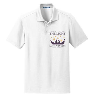 And At Last I See The Light Retro Rapunzel Lost Princess Dry Zone Grid Polo