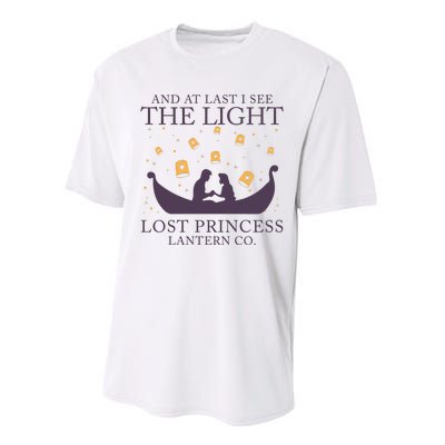 And At Last I See The Light Retro Rapunzel Lost Princess Performance Sprint T-Shirt