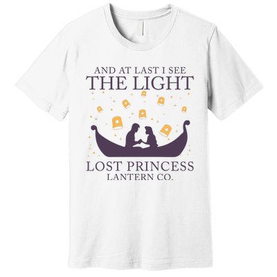 And At Last I See The Light Retro Rapunzel Lost Princess Premium T-Shirt