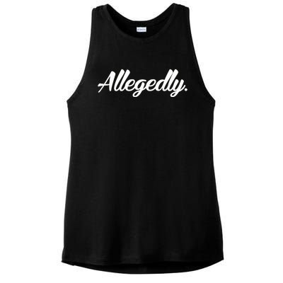 Allegedly Ladies PosiCharge Tri-Blend Wicking Tank