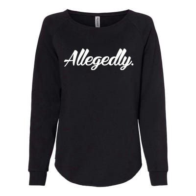 Allegedly Womens California Wash Sweatshirt