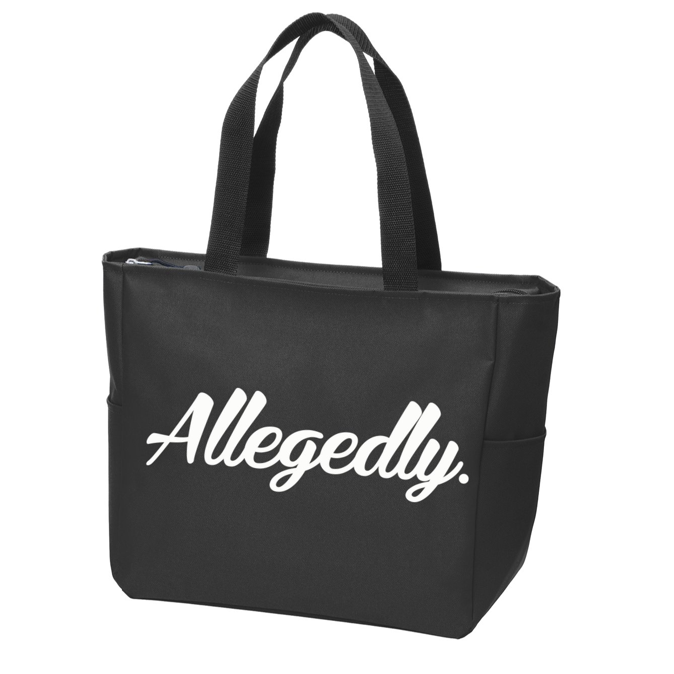Allegedly Zip Tote Bag