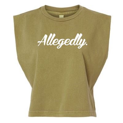 Allegedly Garment-Dyed Women's Muscle Tee