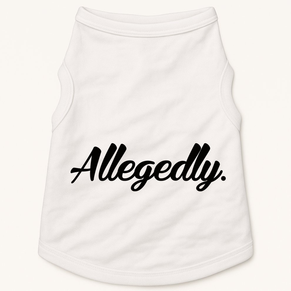 Allegedly Doggie Tank