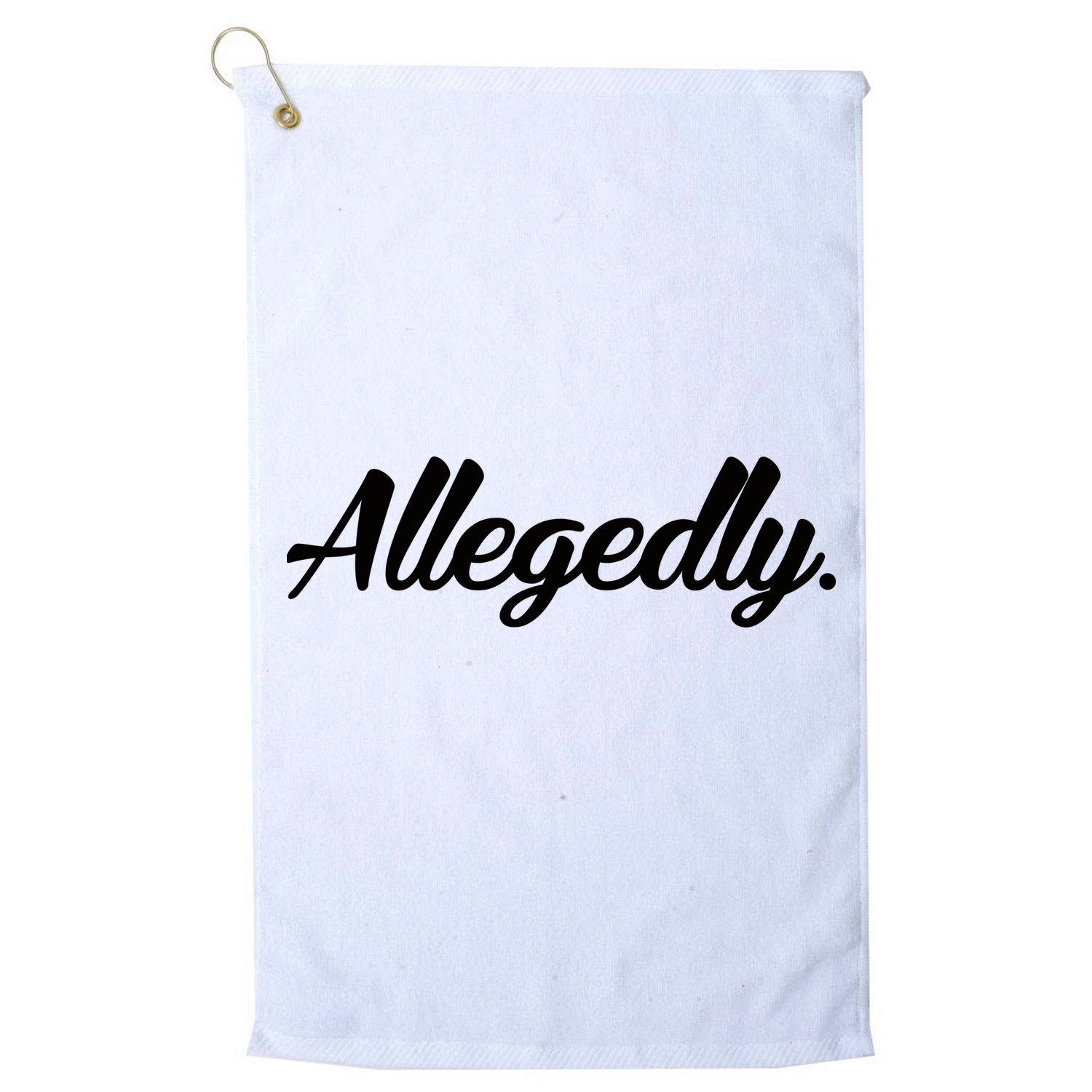 Allegedly Golf Towel