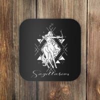 Archer Arrow Lady Centaur Zodiac Sign Horoscope Sagittarius Coaster