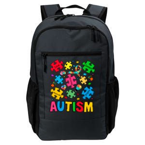 Autism Awareness Love Connect Puzzle Pieces Daily Commute Backpack