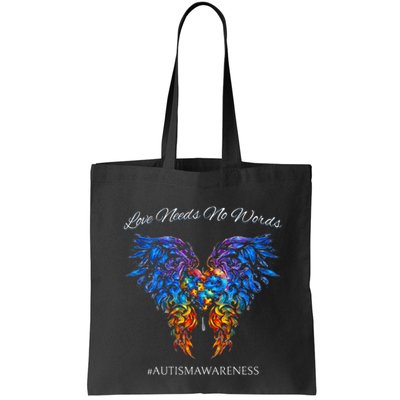 Autism Awareness Love Needs No Words Neurodiversity Bag