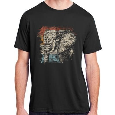 African Animal Lover Gift Elephant Adult ChromaSoft Performance T-Shirt