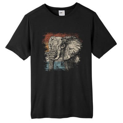 African Animal Lover Gift Elephant Tall Fusion ChromaSoft Performance T-Shirt