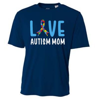 Autism Awareness Love Autism Mom Mother Acceptance Cooling Performance Crew T-Shirt