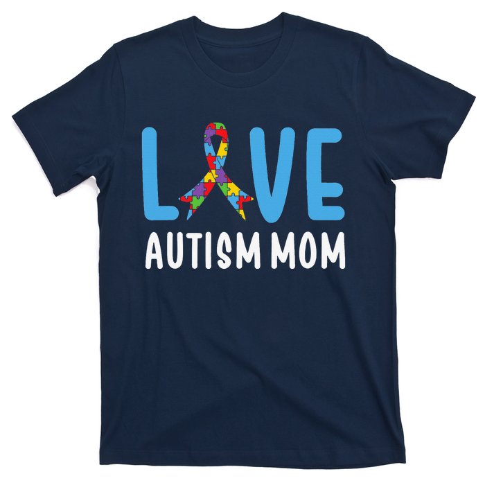 Autism Awareness Love Autism Mom Mother Acceptance T-Shirt