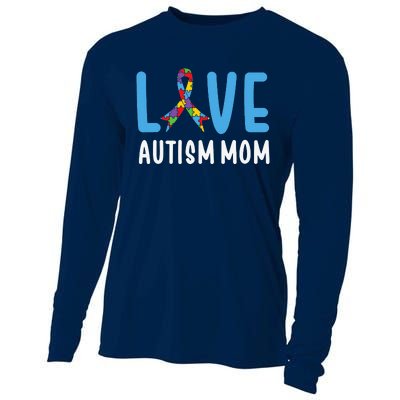 Autism Awareness Love Autism Mom Mother Acceptance Cooling Performance Long Sleeve Crew