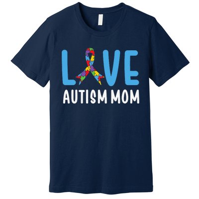 Autism Awareness Love Autism Mom Mother Acceptance Premium T-Shirt