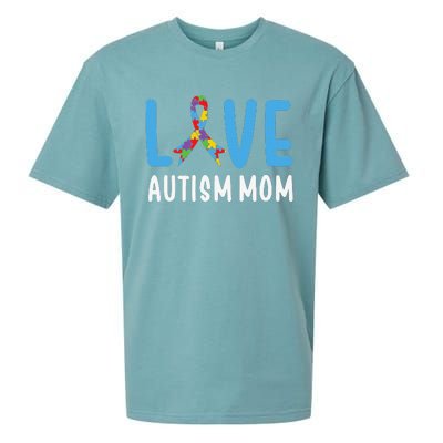 Autism Awareness Love Autism Mom Mother Acceptance Sueded Cloud Jersey T-Shirt