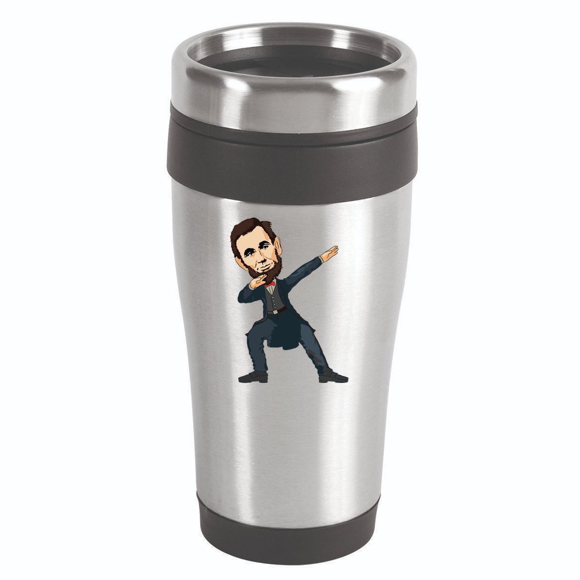 Abraham Abe Lincoln Dabbing Dab Dance 4th Of July Gift 16oz Travel Tumbler