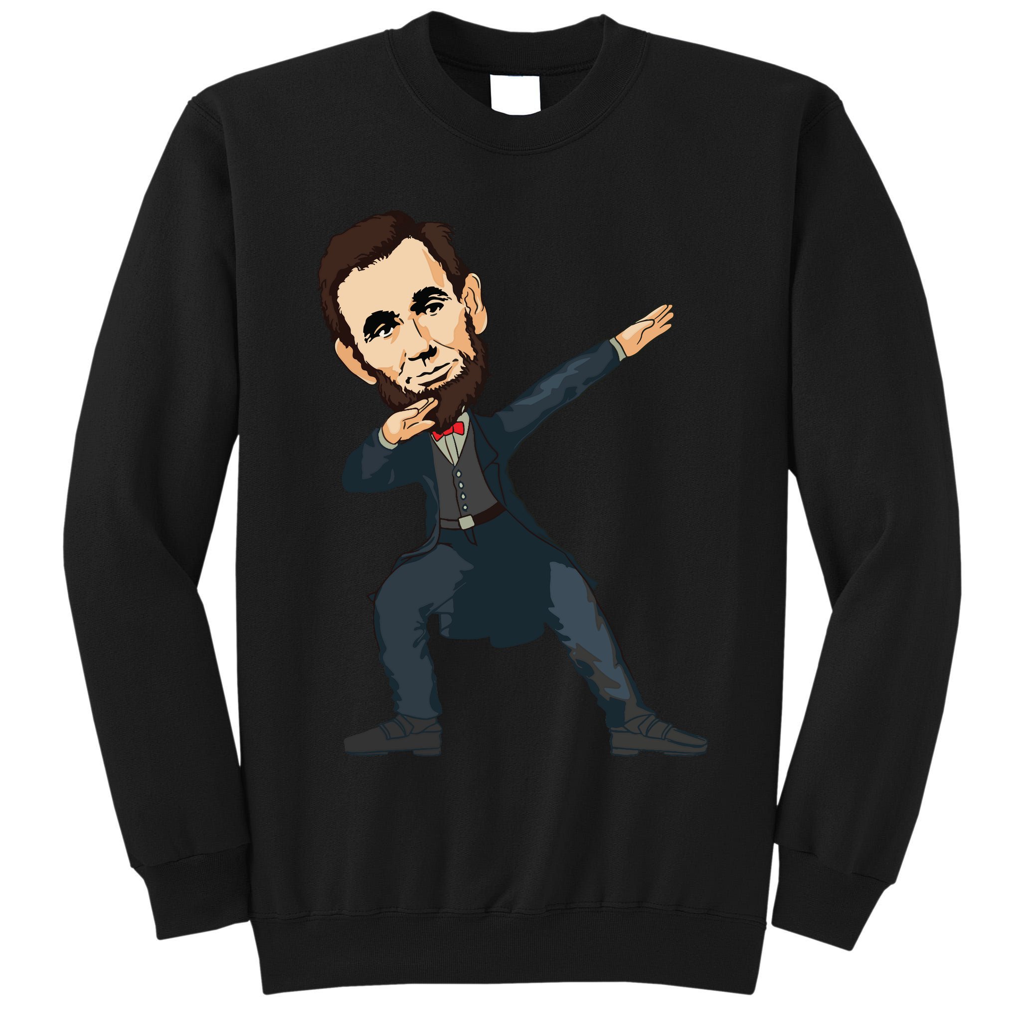 Abraham Abe Lincoln Dabbing Dab Dance 4th Of July Gift Tall Sweatshirt