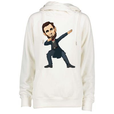 Abraham Abe Lincoln Dabbing Dab Dance 4th Of July Gift Womens Funnel Neck Pullover Hood