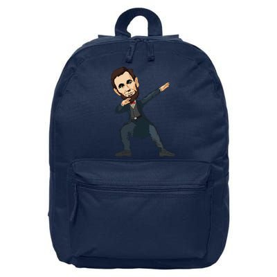 Abraham Abe Lincoln Dabbing Dab Dance 4th Of July Gift 16 in Basic Backpack