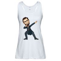 Abraham Abe Lincoln Dabbing Dab Dance 4th Of July Gift Ladies Essential Flowy Tank