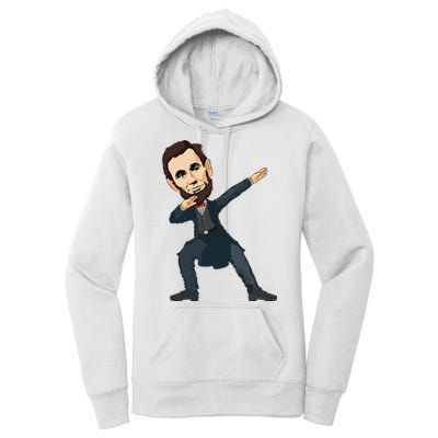 Abraham Abe Lincoln Dabbing Dab Dance 4th Of July Gift Women's Pullover Hoodie