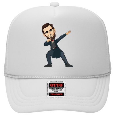 Abraham Abe Lincoln Dabbing Dab Dance 4th Of July Gift Trucker Hat