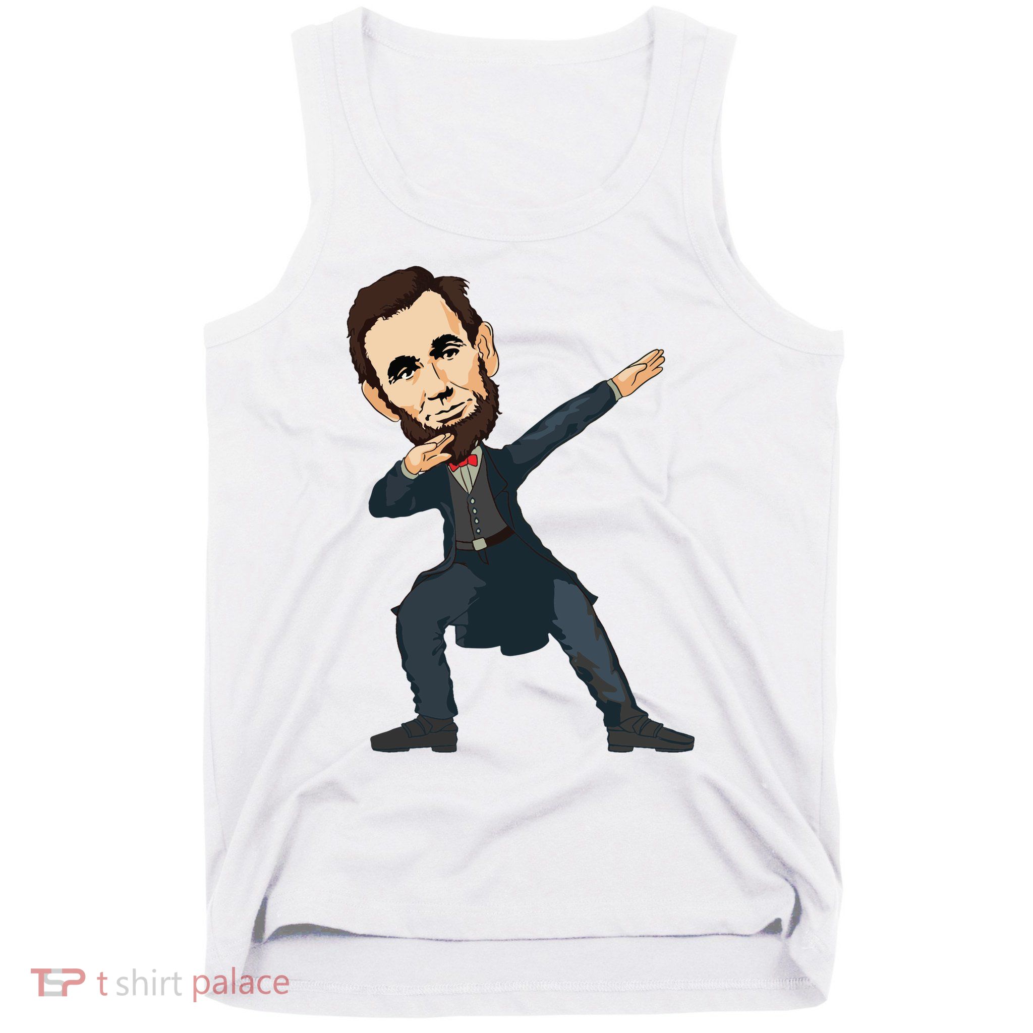 Abraham Abe Lincoln Dabbing Dab Dance 4th Of July Gift Tank Top
