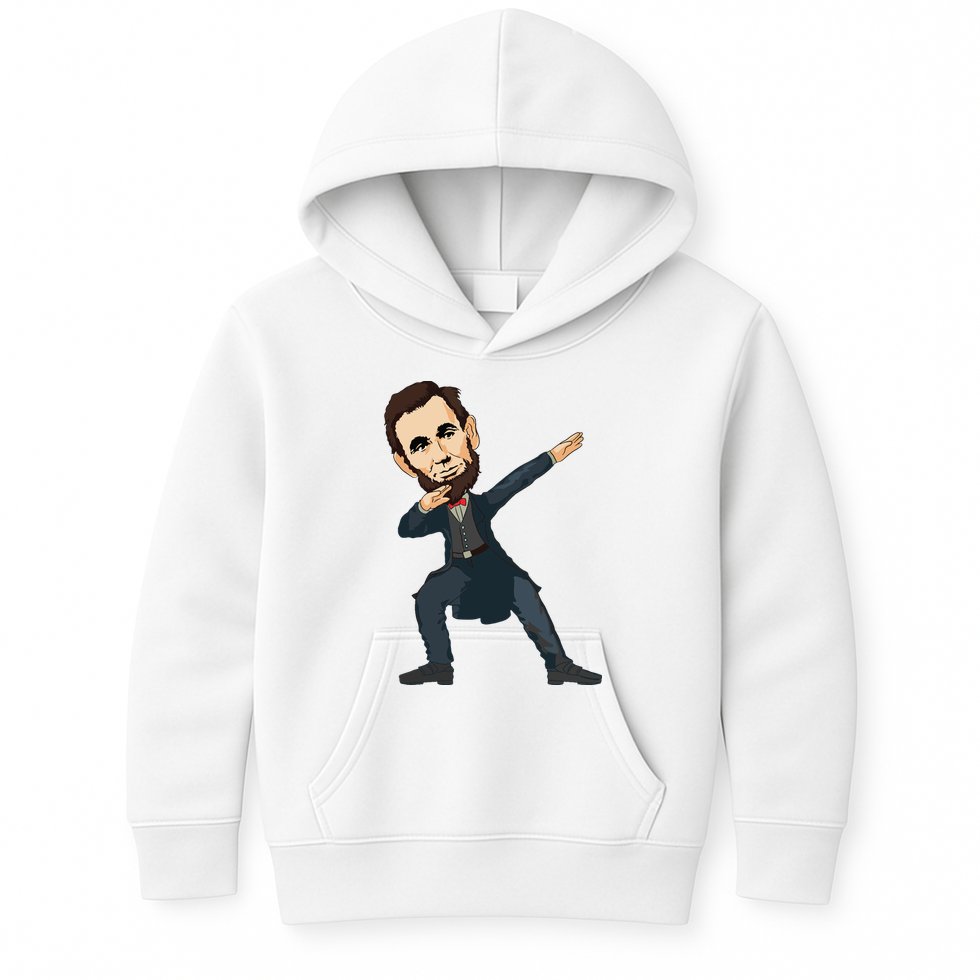Abraham Abe Lincoln Dabbing Dab Dance 4th Of July Gift Kids Hoodie
