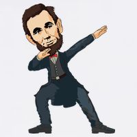 Abraham Abe Lincoln Dabbing Dab Dance 4th Of July Gift Kids T-Shirt