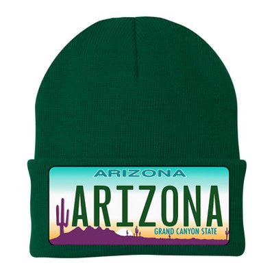 Arizona AZ License Plate Classic Knit Cap Winter Beanie