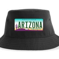 Arizona AZ License Plate Classic Sustainable Bucket Hat