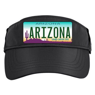 Arizona AZ License Plate Classic Adult Drive Performance Visor