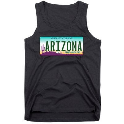 Arizona AZ License Plate Classic Tank Top