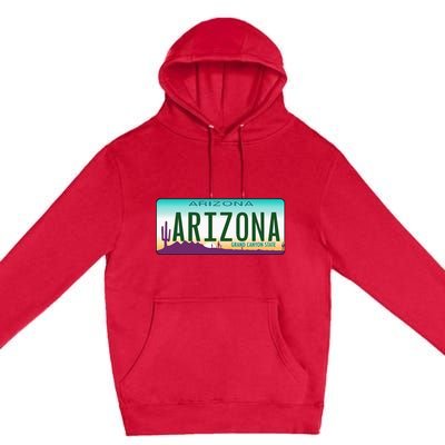 Arizona AZ License Plate Classic Premium Pullover Hoodie