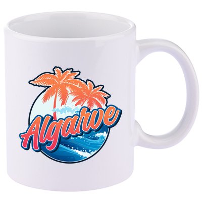 Algarve 11oz C Handle Ceramic Mug