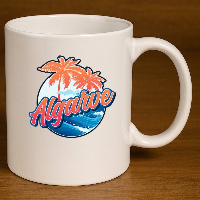 Algarve 11oz C Handle Ceramic Mug