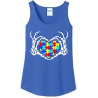 Autism Awareness Love Heart Puzzle Piece Autism Familly Cool Gift Ladies Essential Tank