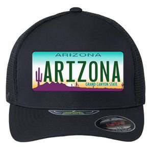 Arizona AZ License Plate Classic Flexfit Unipanel Trucker Cap