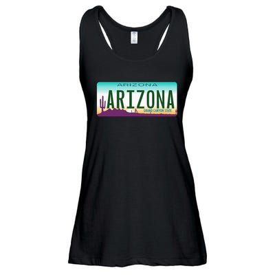 Arizona AZ License Plate Classic Ladies Essential Flowy Tank