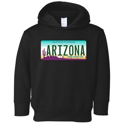 Arizona AZ License Plate Classic Toddler Hoodie