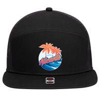 Alicante 7 Panel Mesh Trucker Snapback Hat