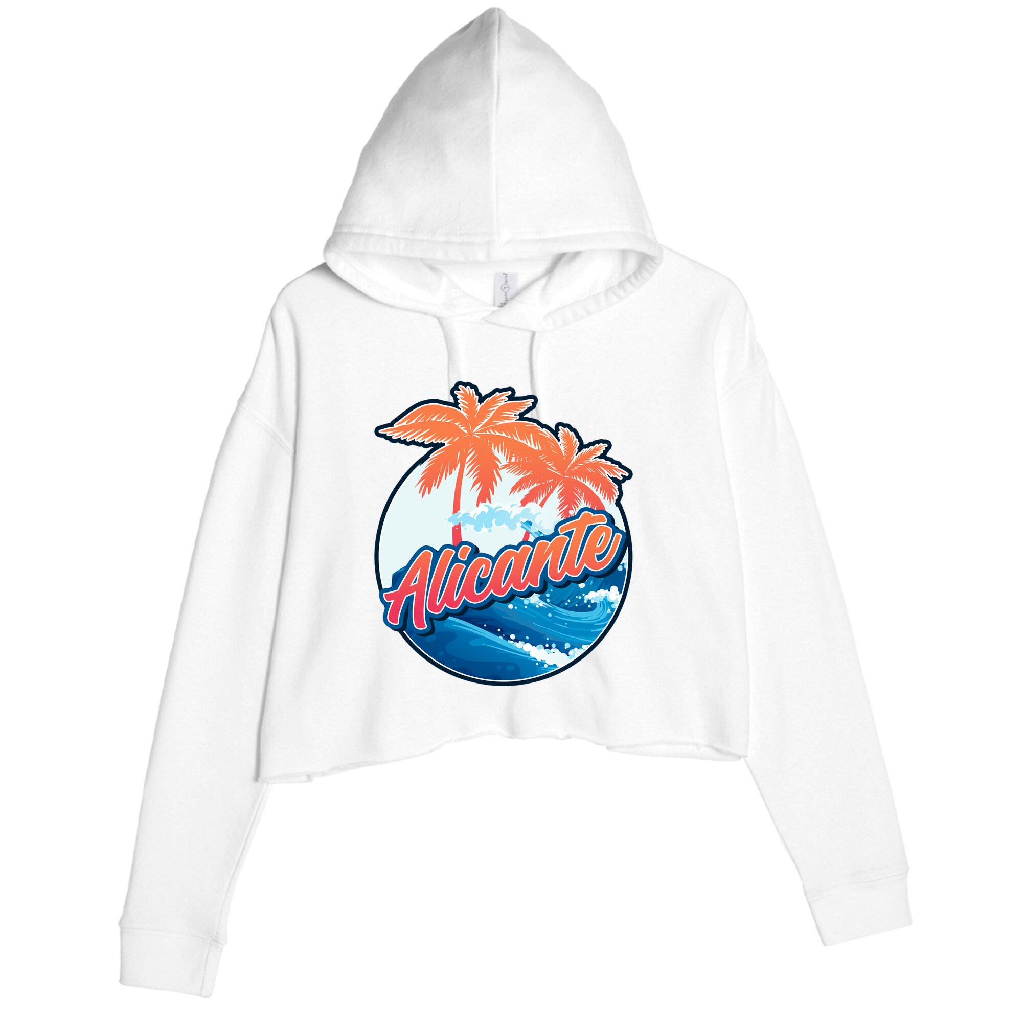 Alicante Crop Fleece Hoodie