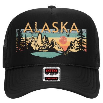 Alaska High Crown Mesh Back Trucker Hat