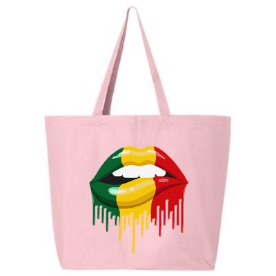 African American Lips Juneteenth Queen 25L Jumbo Tote