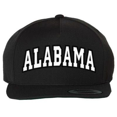 Alabama Wool Snapback Cap