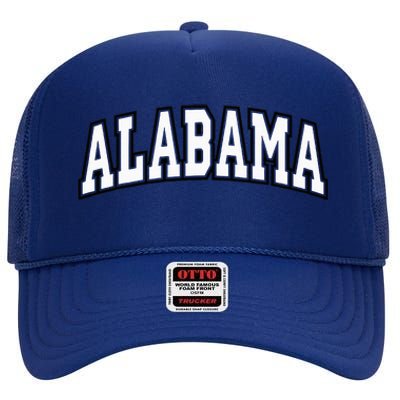 Alabama High Crown Mesh Back Trucker Hat