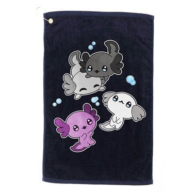 Asexual Axolotl LGBT Demisexual Ace Pride Flag Pet Aquarium Golf Towel