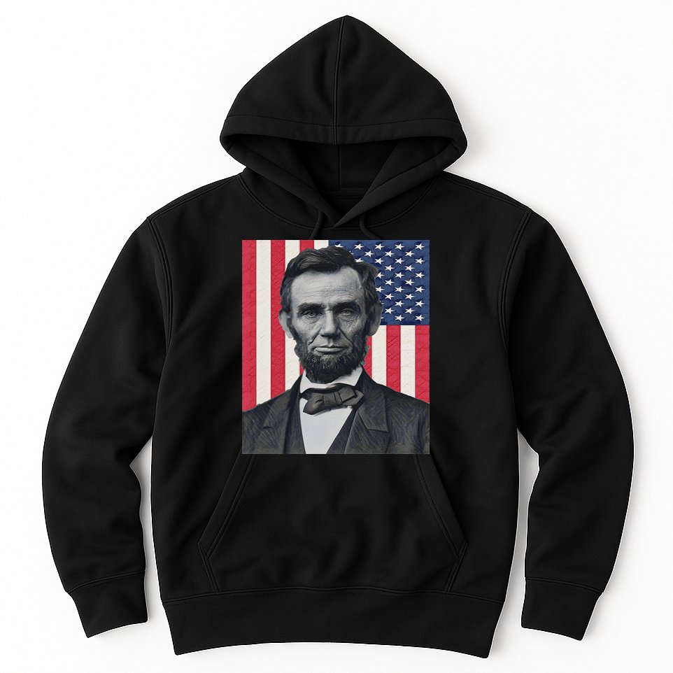 Abraham Abe Lincoln July 4th Holiday Usa President Patriot Hoodie